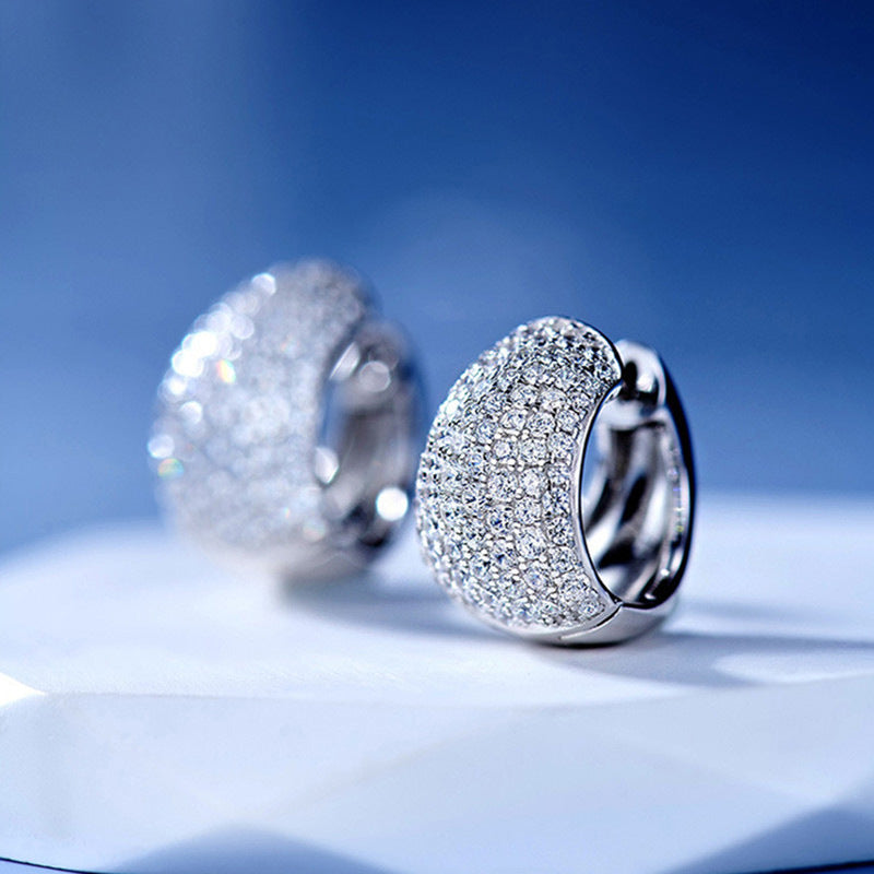 Starlight Pavé Huggie Hoop Earrings