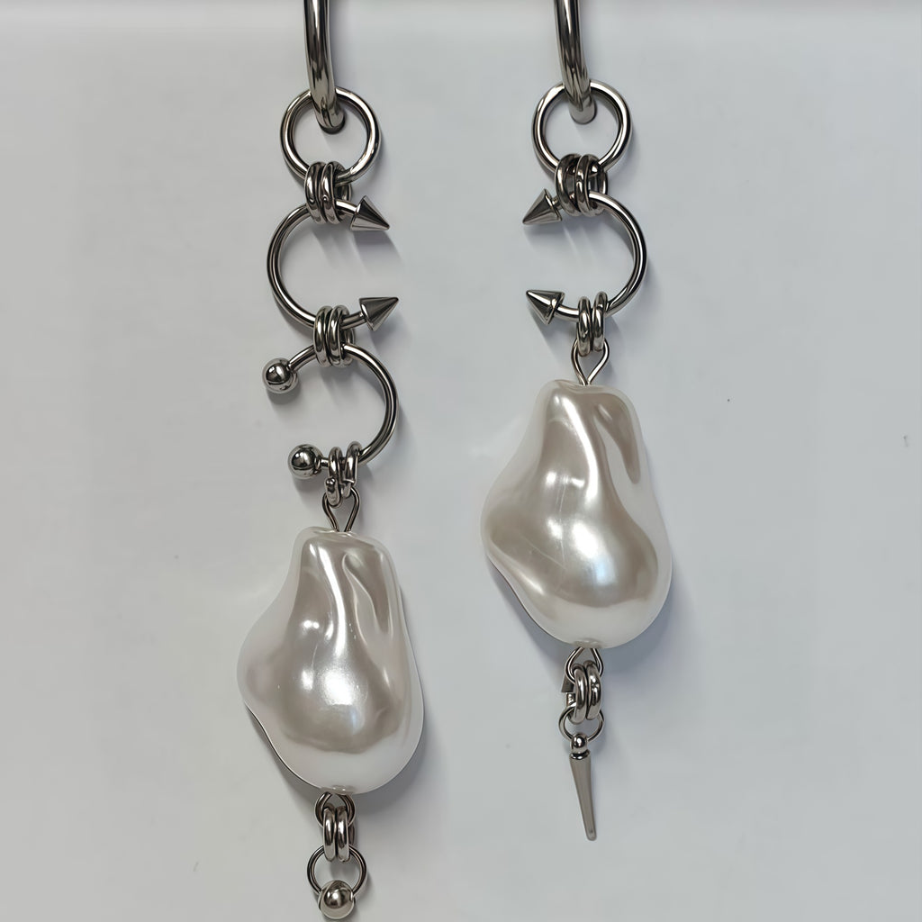 Womens Versatile Asymmetrical Earrings