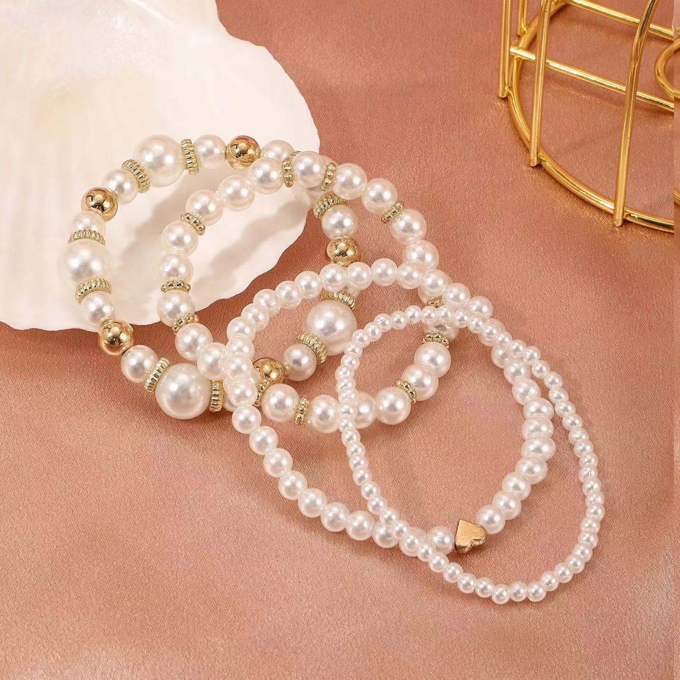 Lunora Pearl Keepsake Bracelet Set