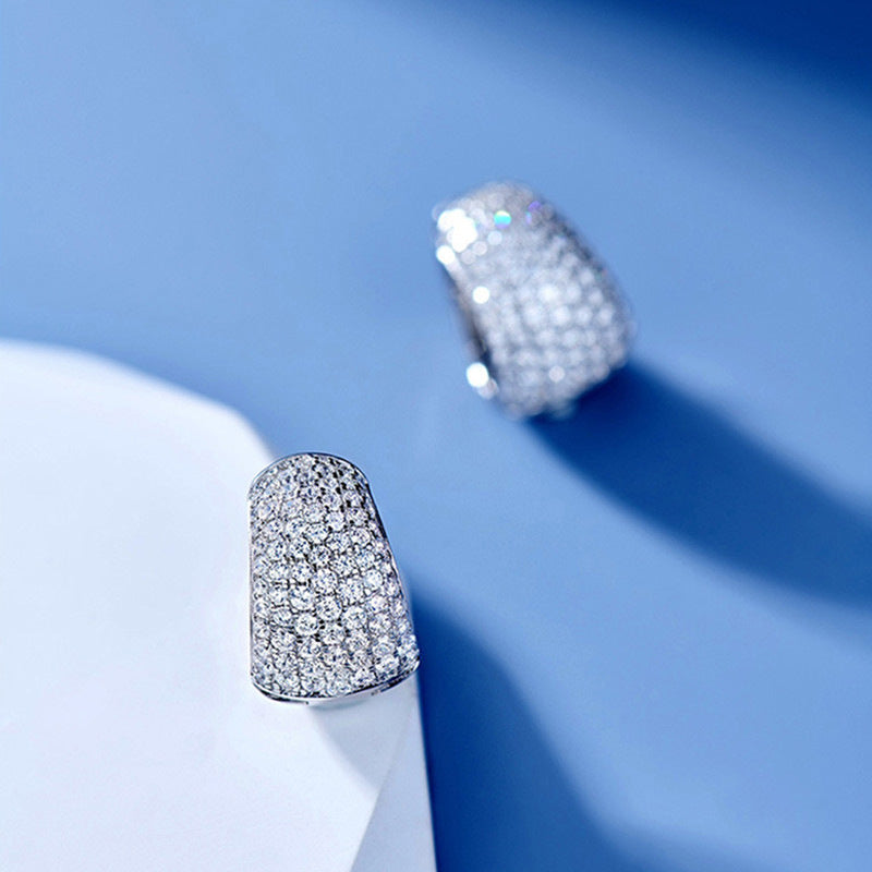 Starlight Pavé Huggie Hoop Earrings