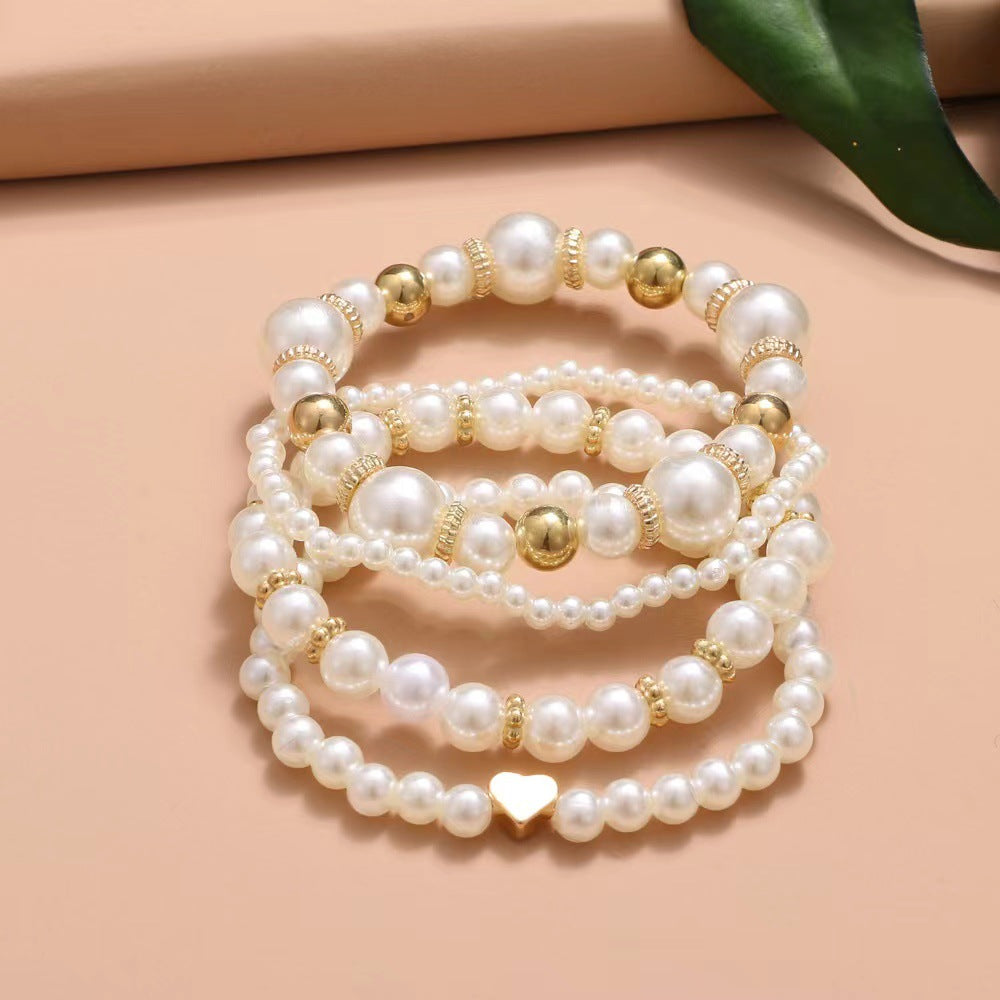 Lunora Pearl Keepsake Bracelet Set