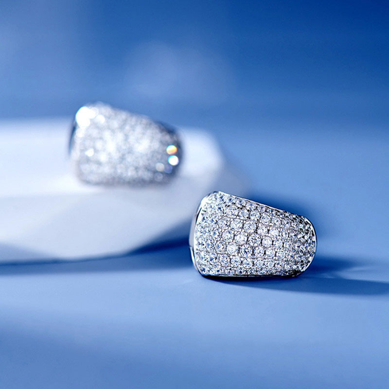 Starlight Pavé Huggie Hoop Earrings