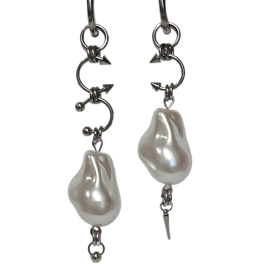 Womens Versatile Asymmetrical Earrings