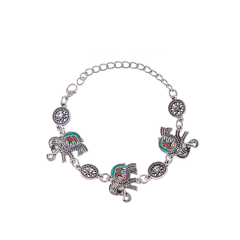 Lucky Elephant Silver Jewelry Set