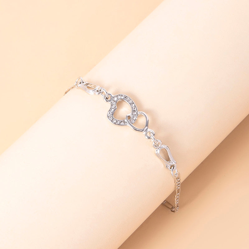 Forever Hearts Silver Jewelry Set