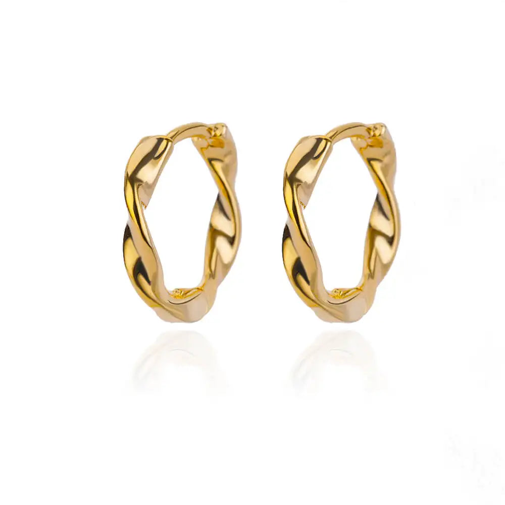 Golden Everyday Hoop Earrings