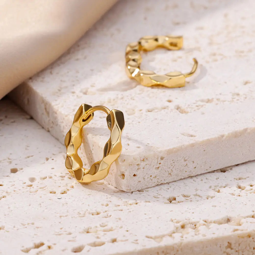 Golden Everyday Hoop Earrings