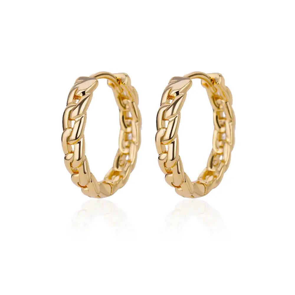 Golden Everyday Hoop Earrings