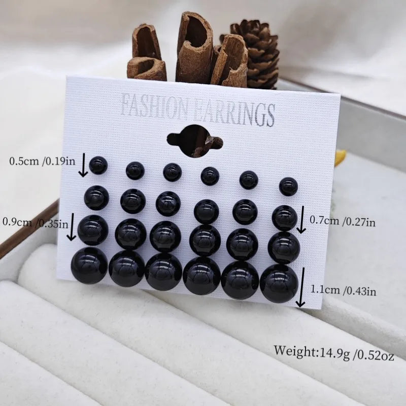 Classic Pearl Stud Earrings