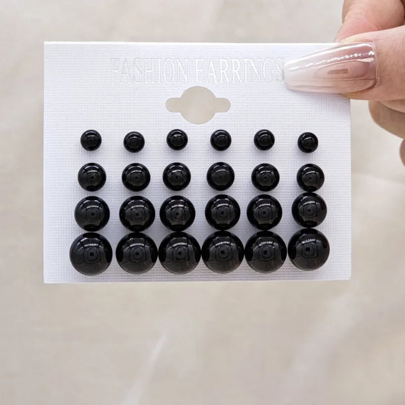 Classic Pearl Stud Earrings