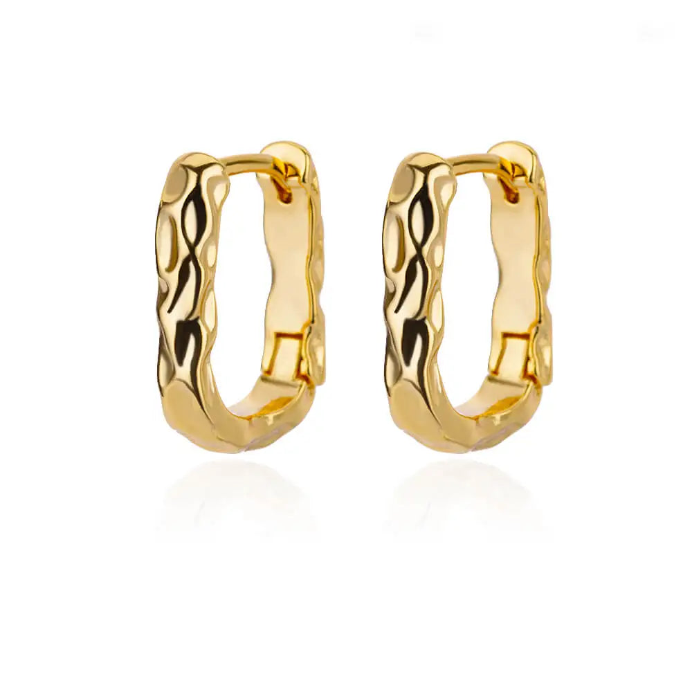 Golden Everyday Hoop Earrings