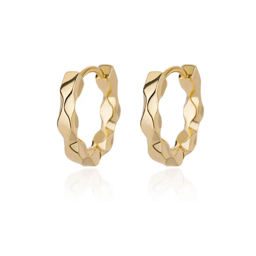 Golden Everyday Hoop Earrings