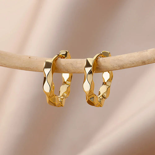Golden Everyday Hoop Earrings